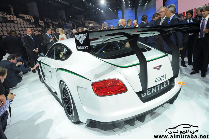 بنتلي تعود للسباق بمفهوم عالمي جديد جي تي 3 الجديدة بالفيديو Bentley Continental GT3 2013 3
